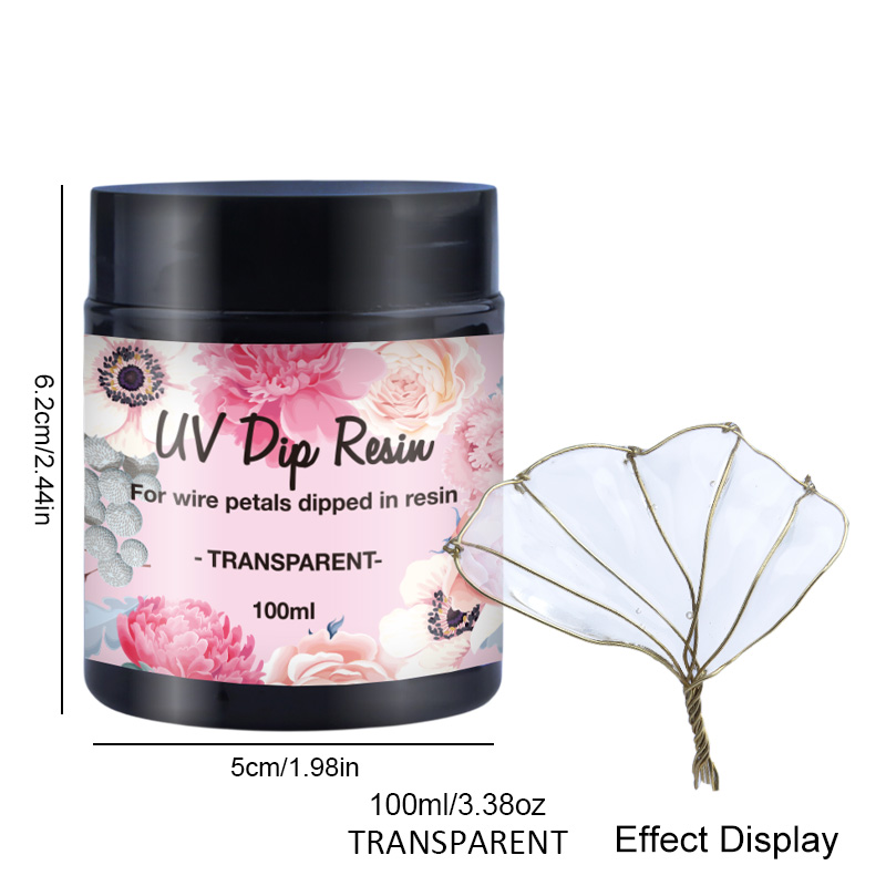 12色のUVディッピングレジン（ワイヤー形状用） – 1本あ - Resin Craft Supplies のレビューと価格