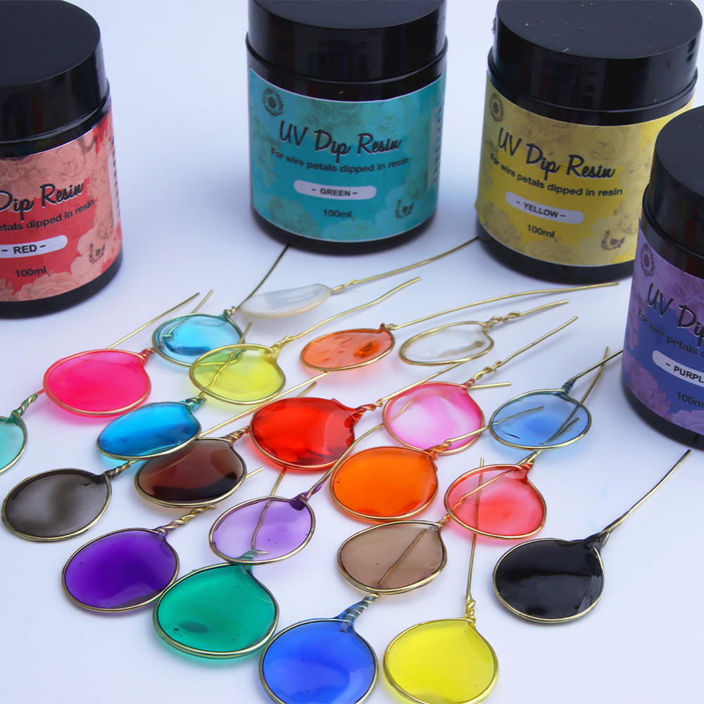 12色のUVディッピングレジン（ワイヤー形状用） – 1本あ - Resin Craft Supplies のレビューと価格