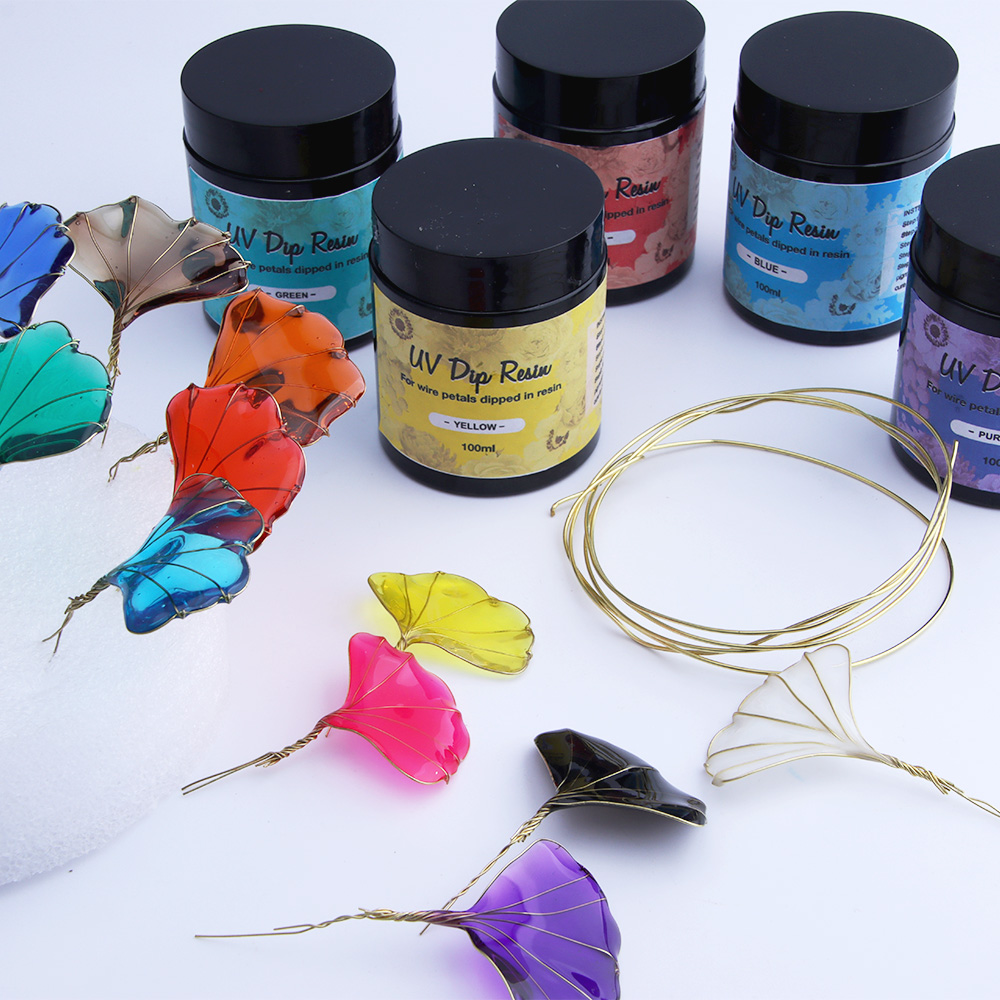 12色のUVディッピングレジン（ワイヤー形状用） – 1本あ - Resin Craft Supplies のレビューと価格