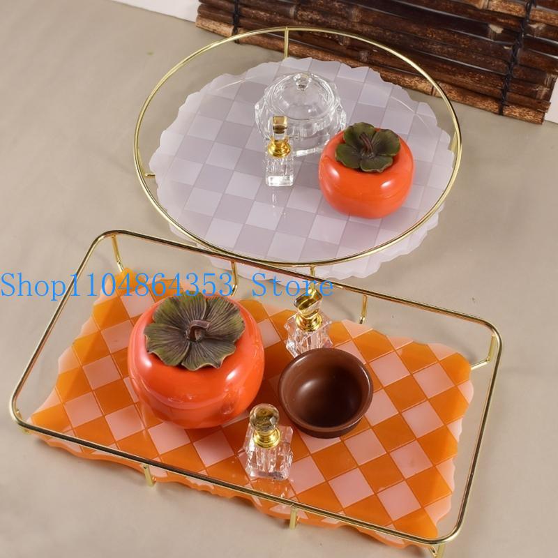 652F チェッカーボードトレイエポキシ樹脂鋳造金型サービン - Serving Tray Mold のレビューと価格
