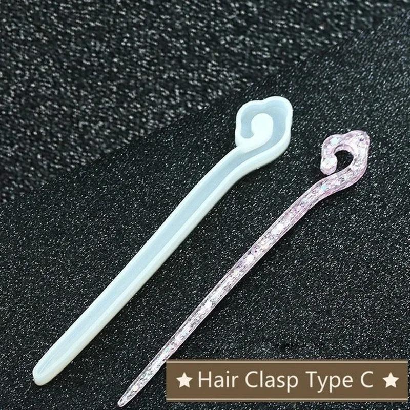 新しい透明ヘアピンシリコーン特殊金型樹脂 DIY ヘアジュエ - Resin Craft Projects のレビューと価格