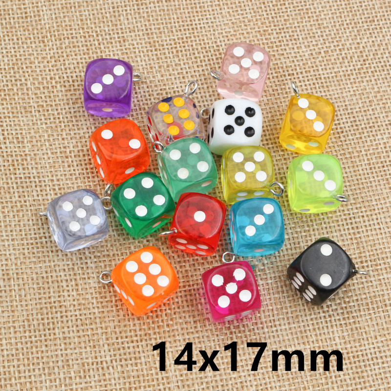 10個樹脂ペンダントチャームウサギサイコロロリポップアイスク - Resin Craft Supplies のレビューと価格