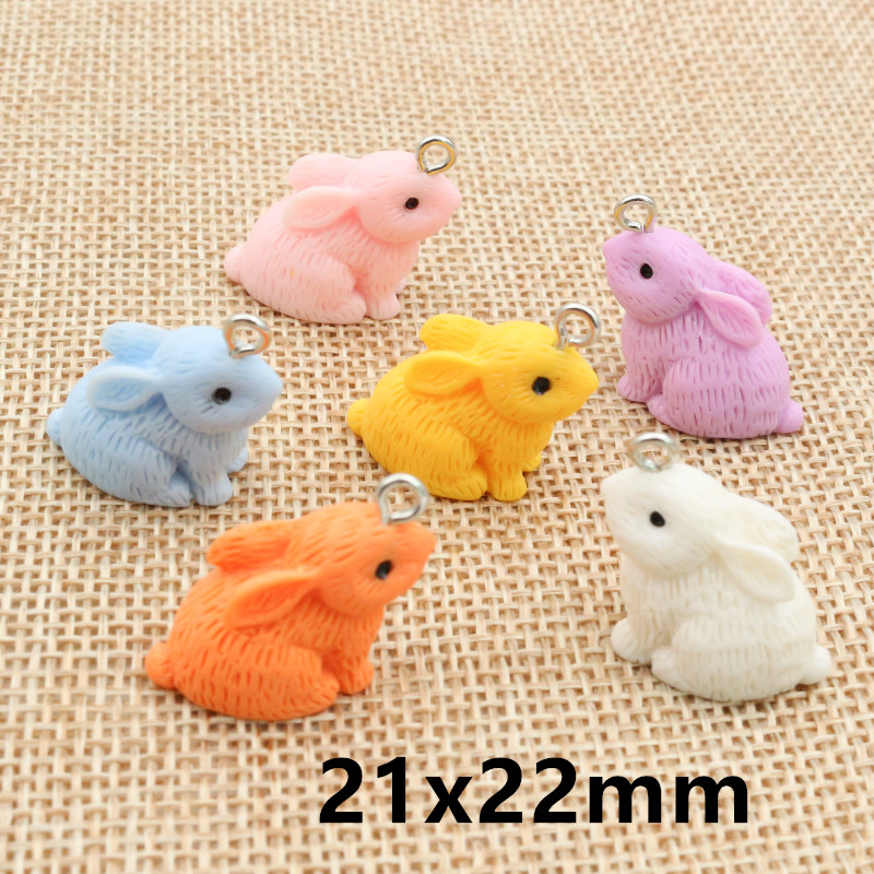 10個樹脂ペンダントチャームウサギサイコロロリポップアイスク - Resin Craft Supplies のレビューと価格