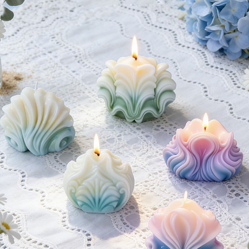 大型オーシャンシェルキャンドルシリコンモールドキャンドルウェ - Resin Ocean Wave Mold のレビューと価格